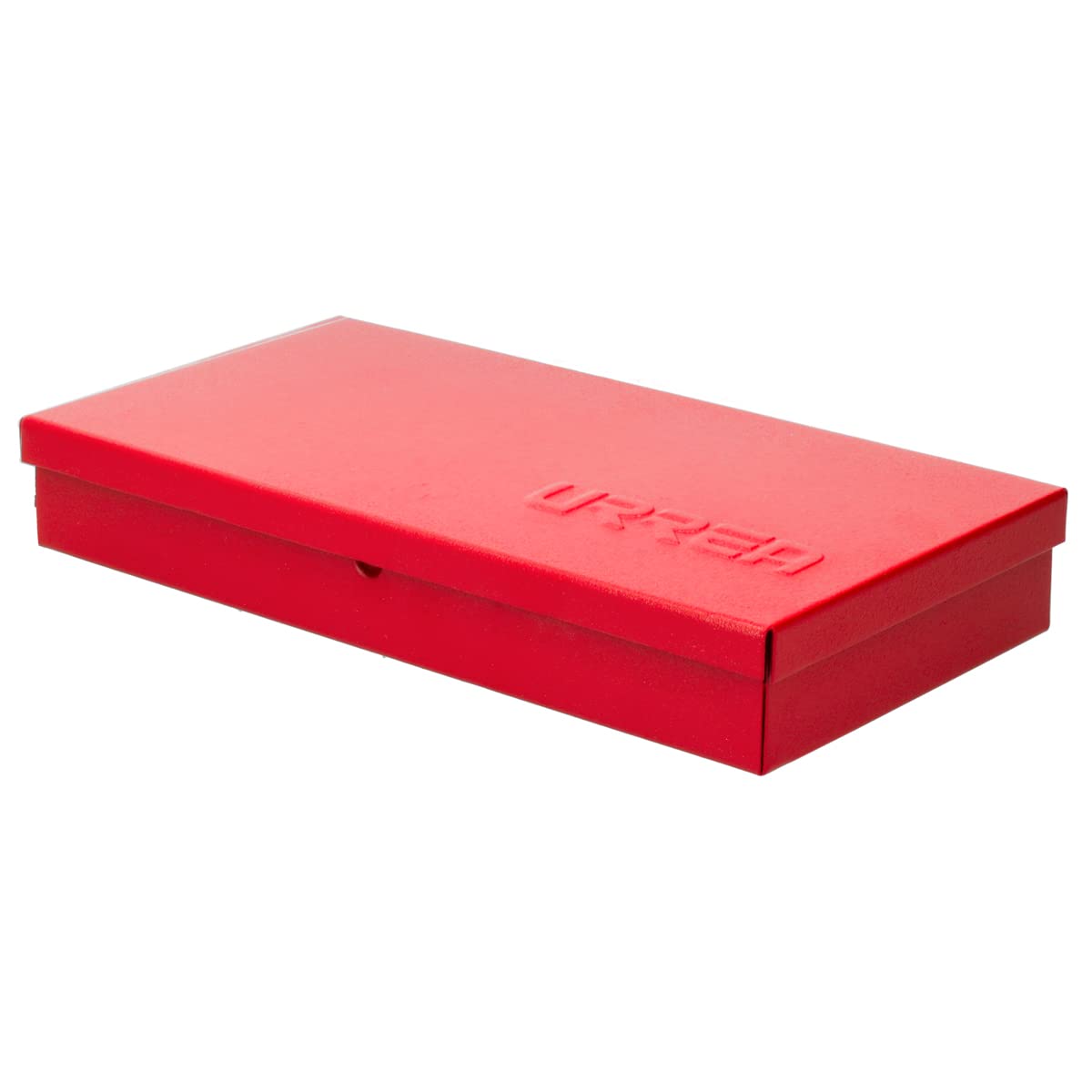 Metal Tool Box 9.6" x 5" x 1.4" 24 Gauge Red C947254