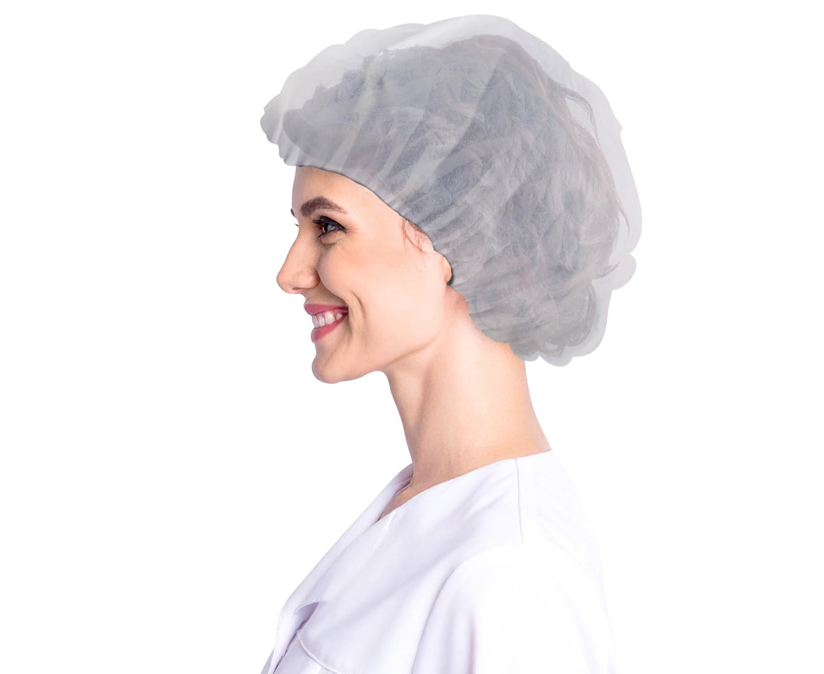 Yellow Disposable Bouffant Caps Q70308