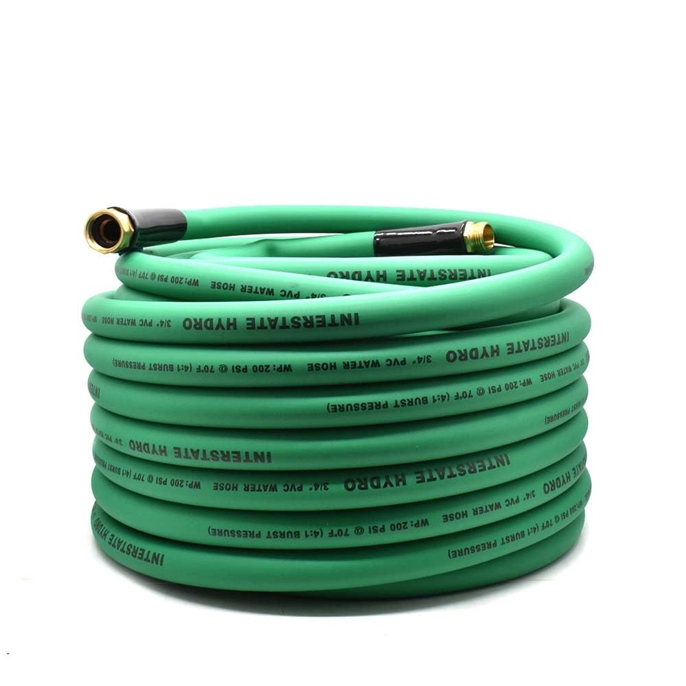 Green PVC Water Hose 3/4 Inch x 100 Feet K239089