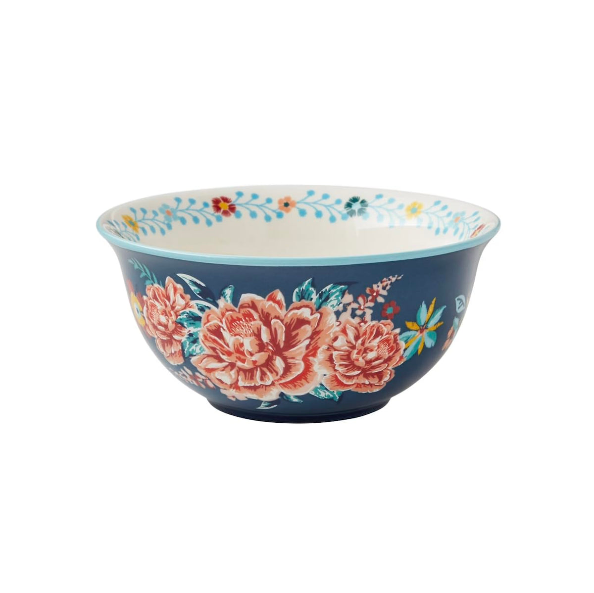 12-Piece Floral Stoneware Dinnerware Set K1748