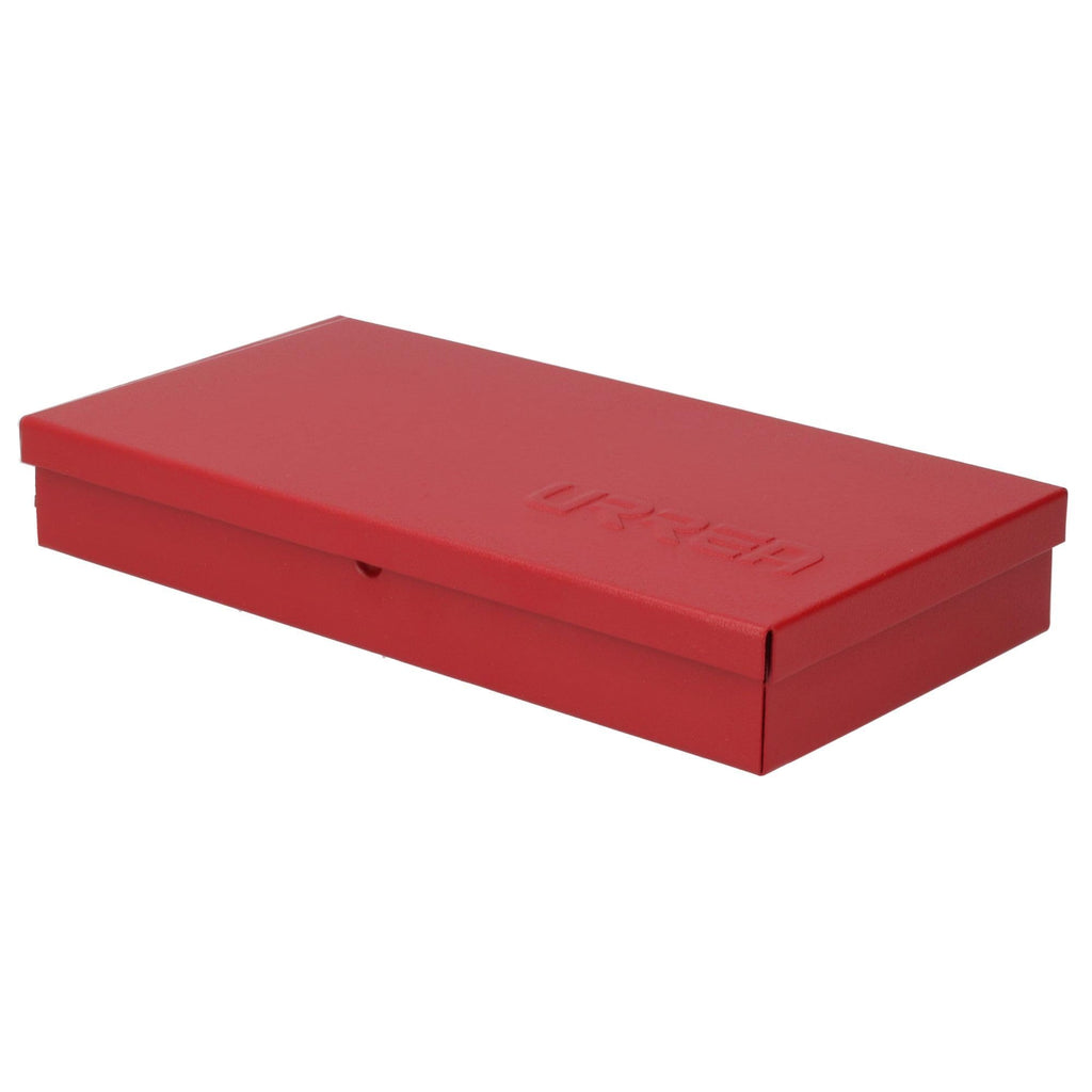 Metal Tool Box 9.6" x 5" x 1.4" 24 Gauge Red C947254