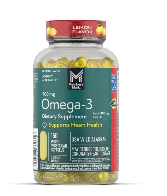 Omega-3 Fish Oil Softgels 900 mg 150 ct L981478