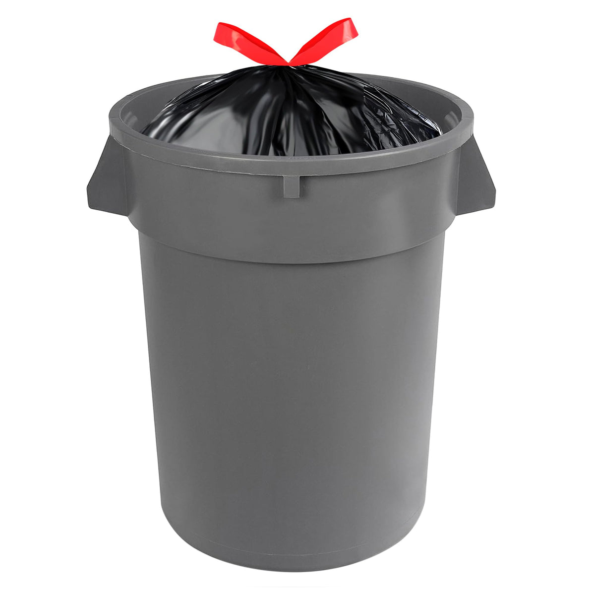 Multipurpose Drawstring Trash Bags, 30 Gallon, Tear Resistant, 50 Count S952