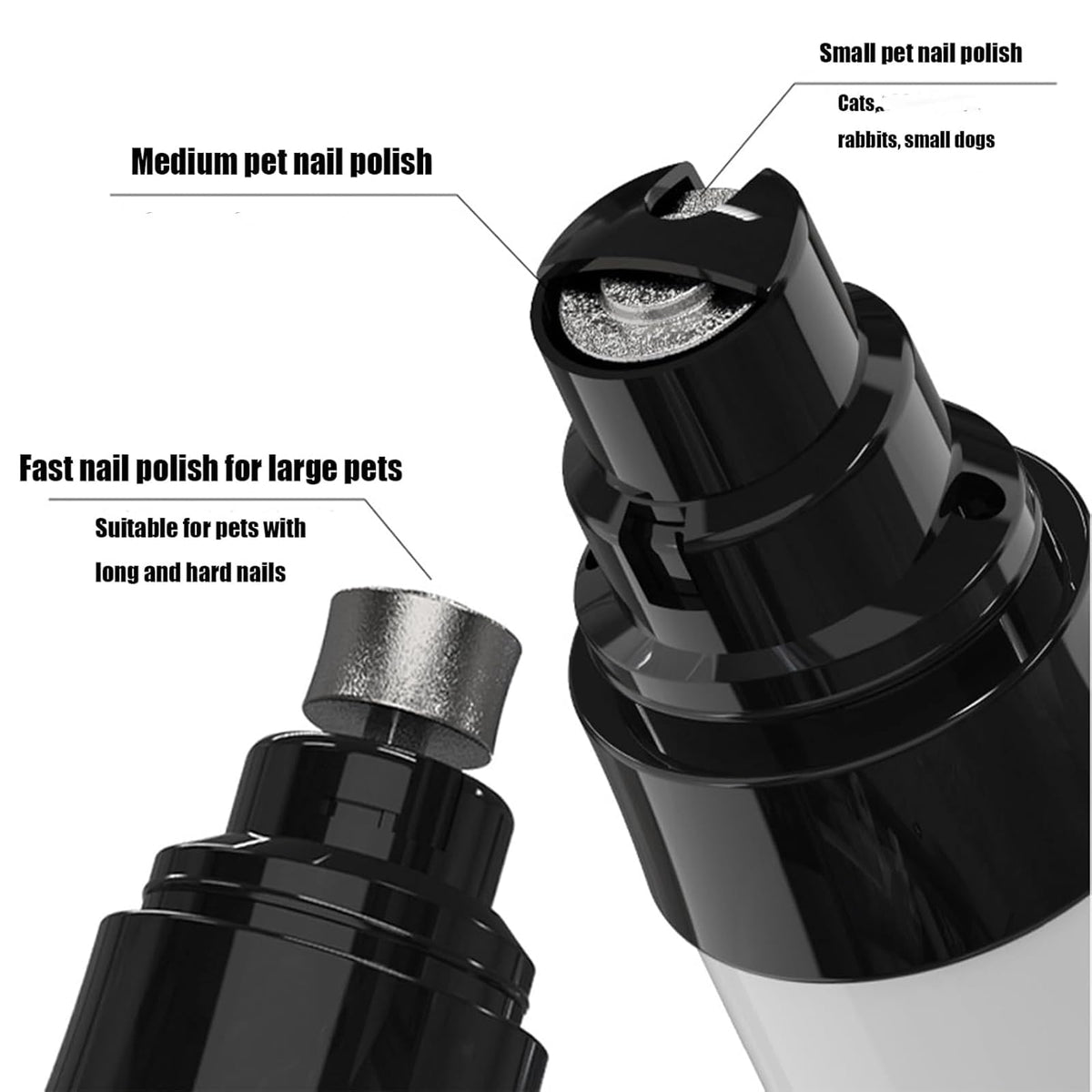 Cortador De Uñas Sin Estrés USB Rechargeable Automatic Pet Nail Trimmer A924