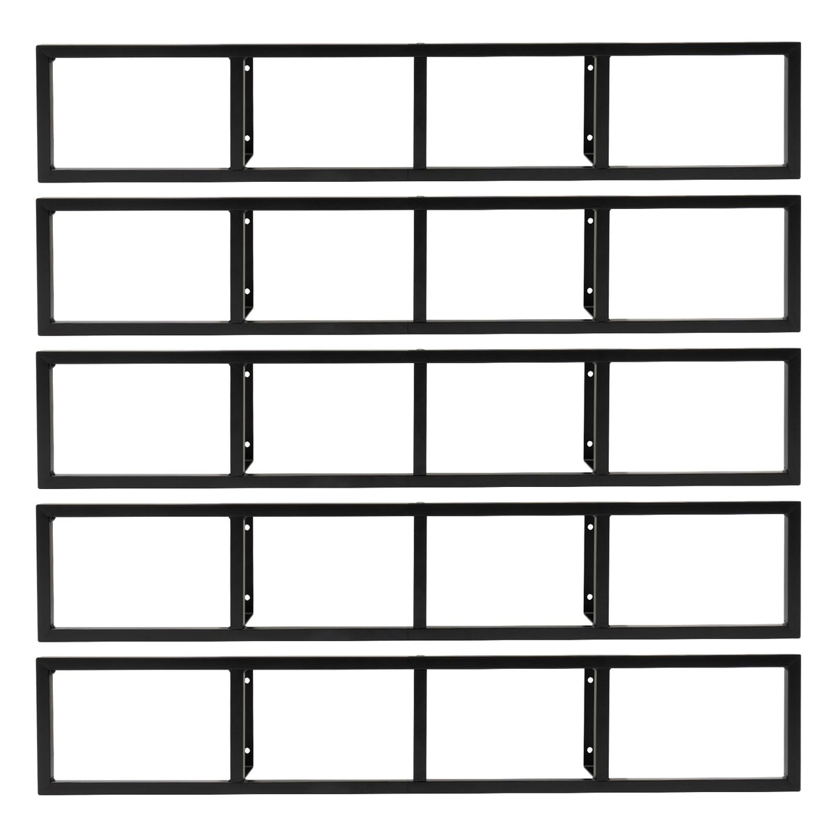 Black 5Pcs CD Racks K497600