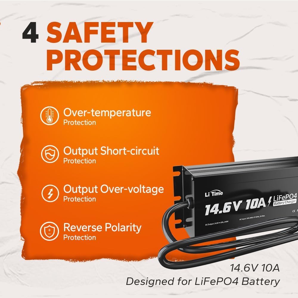 12V 100Ah LiFePO4 Battery with Charger K1287