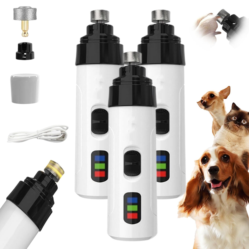 Cortador De Uñas Sin Estrés USB Rechargeable Automatic Pet Nail Trimmer A924