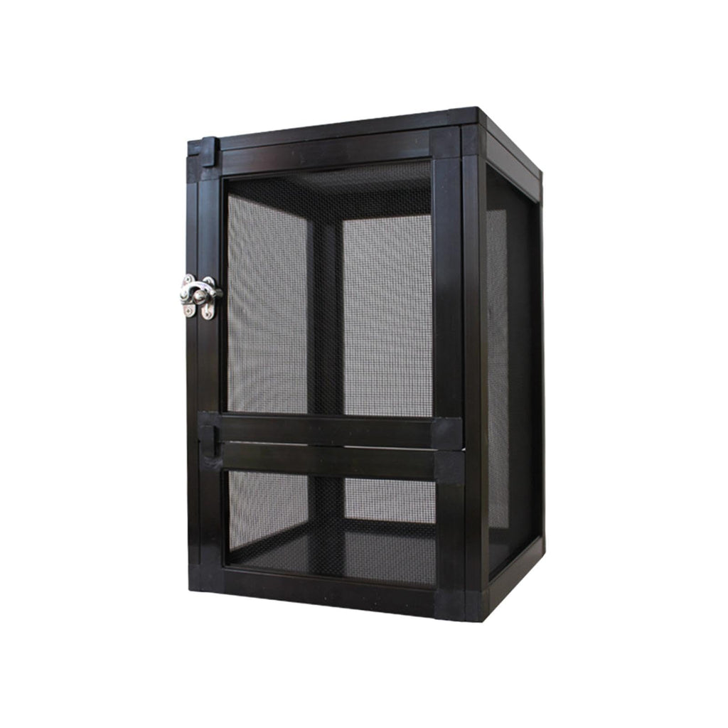 Black Aluminum Alloy Mesh Screen Habitat Cage L2684