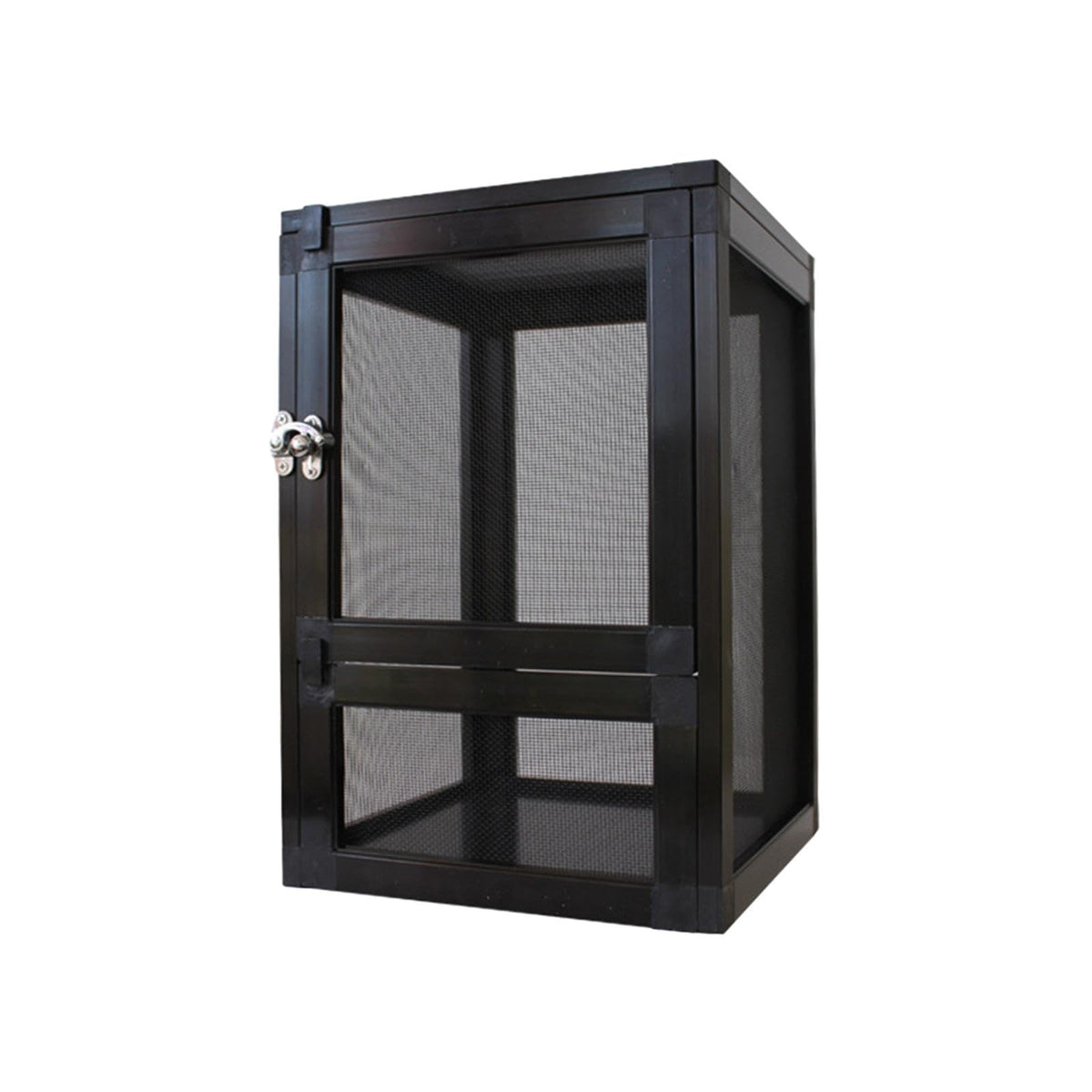 Black Aluminum Alloy Mesh Screen Habitat Cage L2684