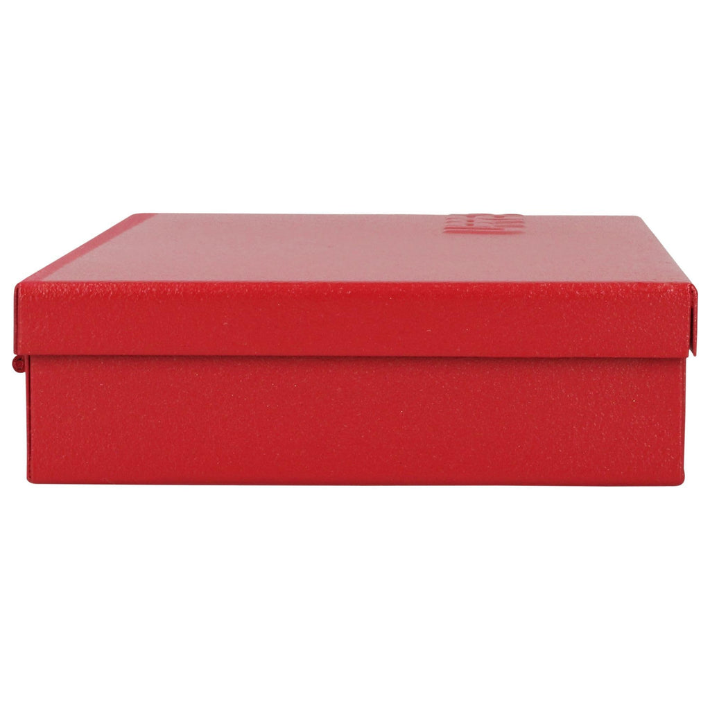 Metal Tool Box 9.6" x 5" x 1.4" 24 Gauge Red C947254