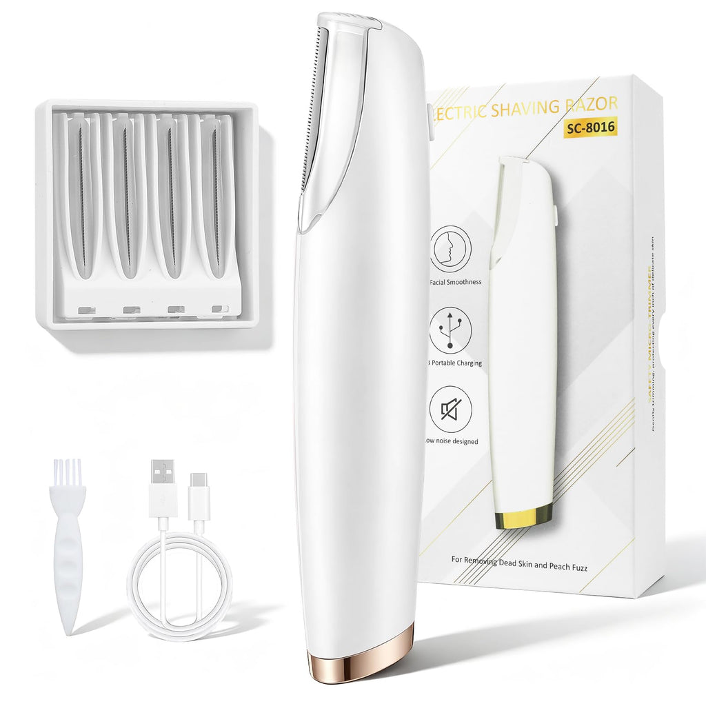 Rechargeable Dermaplane Razor with 5 Replacement Blades F108669