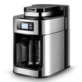 1000W Automatic Stainless Steel Coffee Machine with LCD Display and Coffee Pot R7764