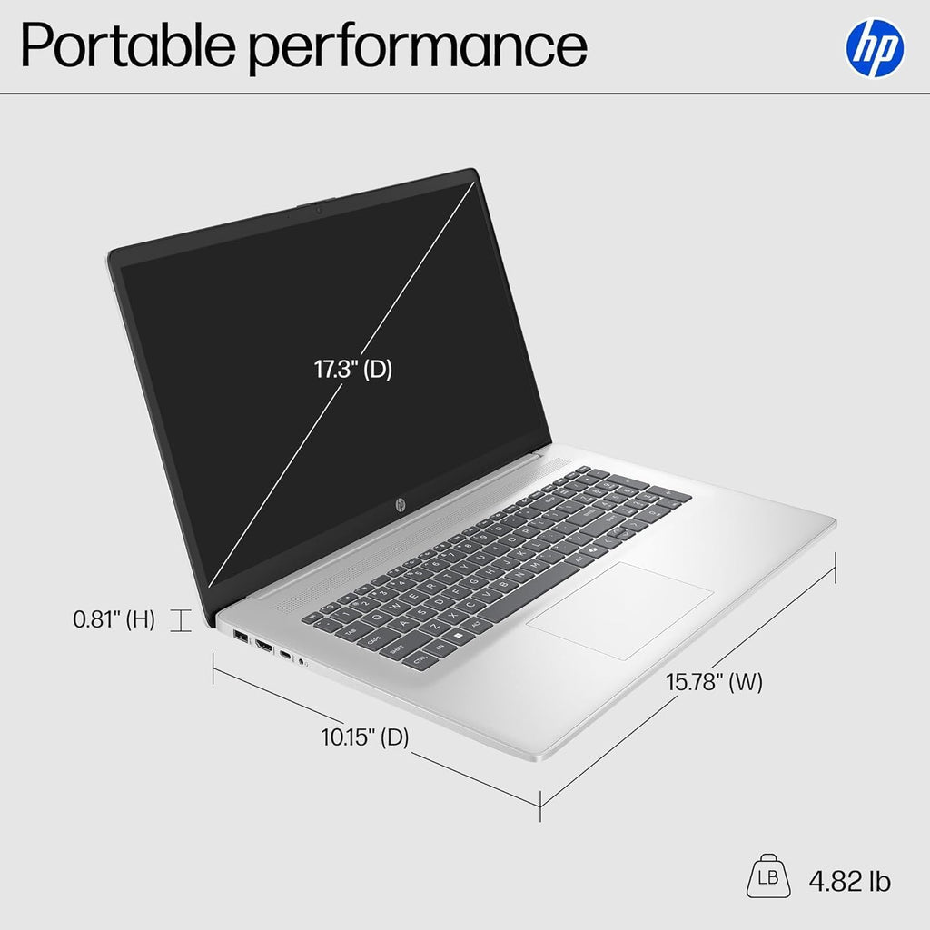17.3" HD+ Touchscreen Laptop, AMD Ryzen 5, 16GB RAM 1TB SSD, Silver F719