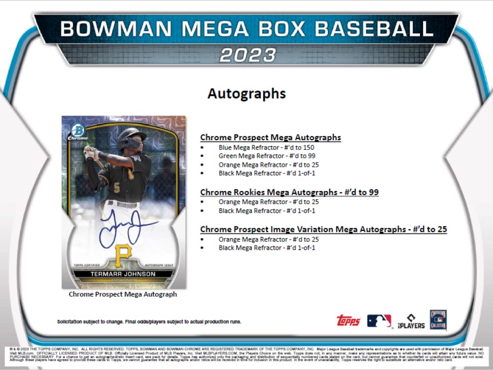 Bowman Baseball Mega Box P403