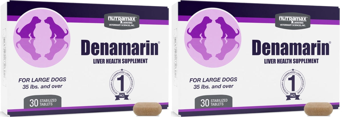 Large Dog Liver Health Supplement Coated Tablets 30 Count Pack of 2 N763