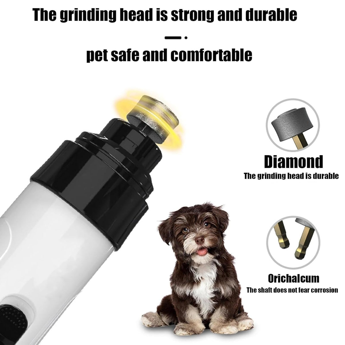 Cortador De Uñas Sin Estrés USB Rechargeable Automatic Pet Nail Trimmer A924