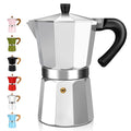 1-2 Cup Aluminum Stovetop Moka Pot Espresso Maker R575