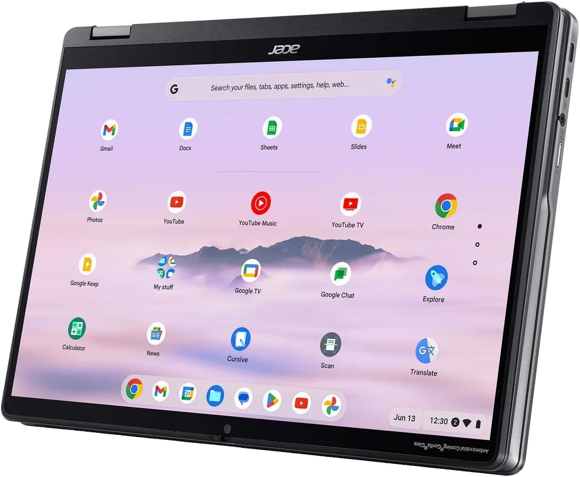 14" 2-in-1 Touchscreen Chromebook, Intel Core i5, 8GB RAM 512GB SSD, Gray K76265