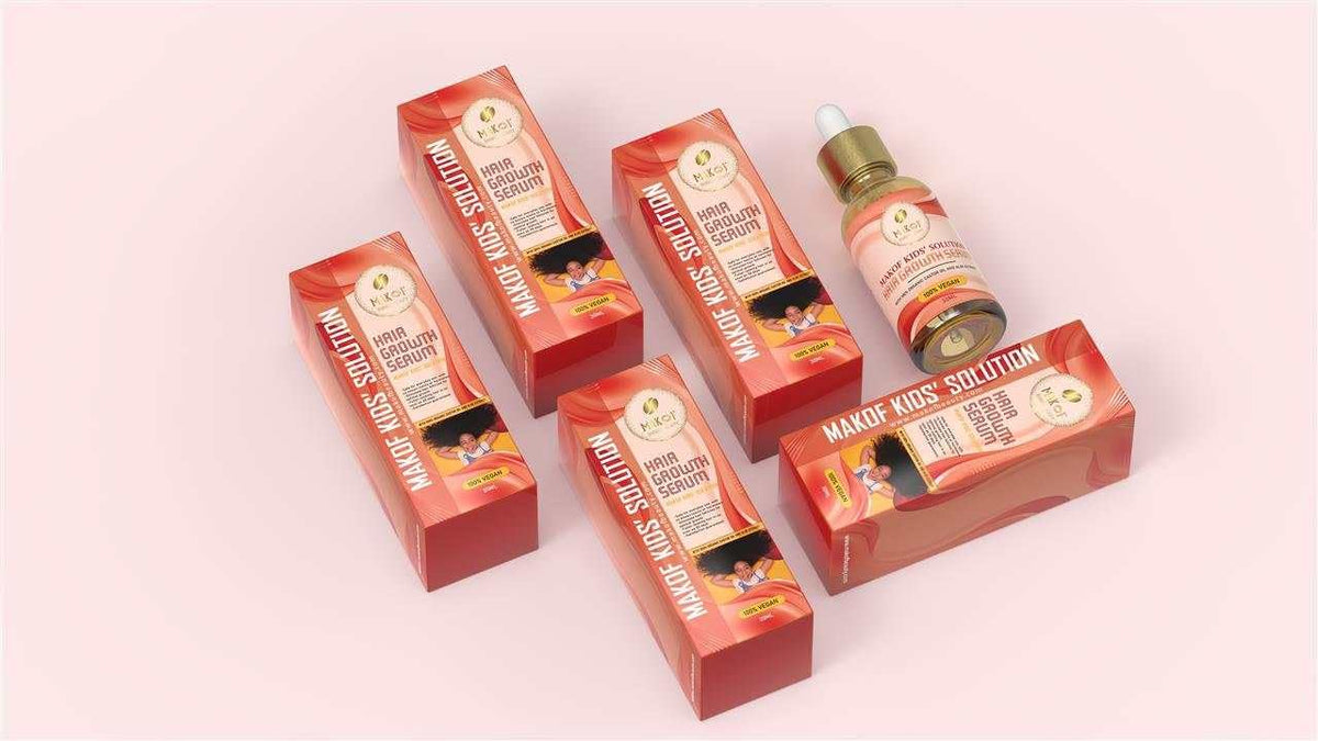 Kid’s Shampoo & Conditioner Set with Black Castor Oil, Argan Oil, Hair Mask Treatment and Leave-in Conditioner J4710