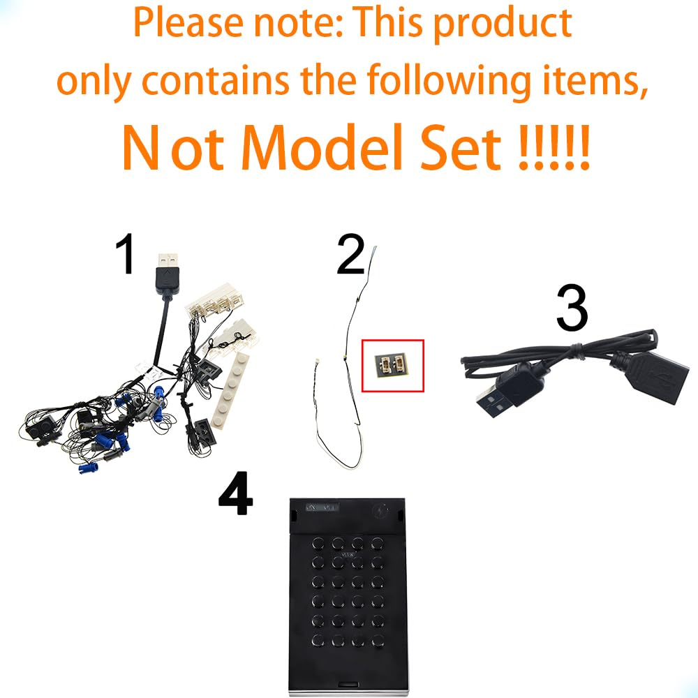 LED Light Kit for Race Car Building Model B4618