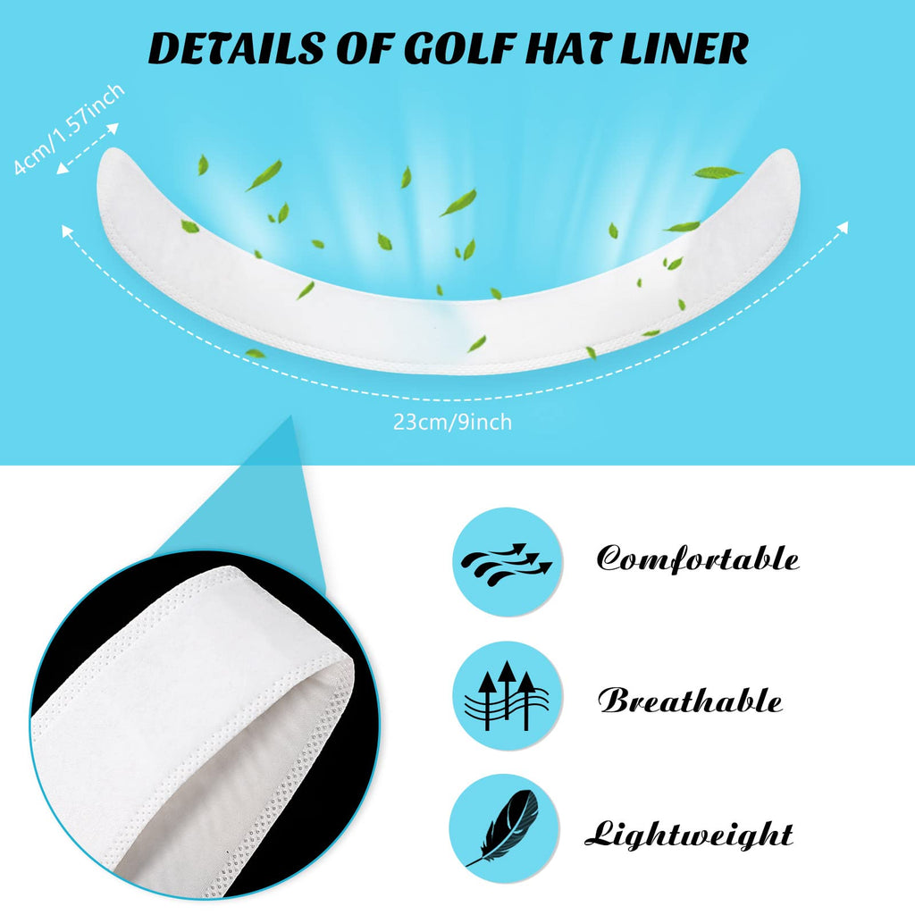 30 Pcs Disposable Hat Sweat Liner H6881