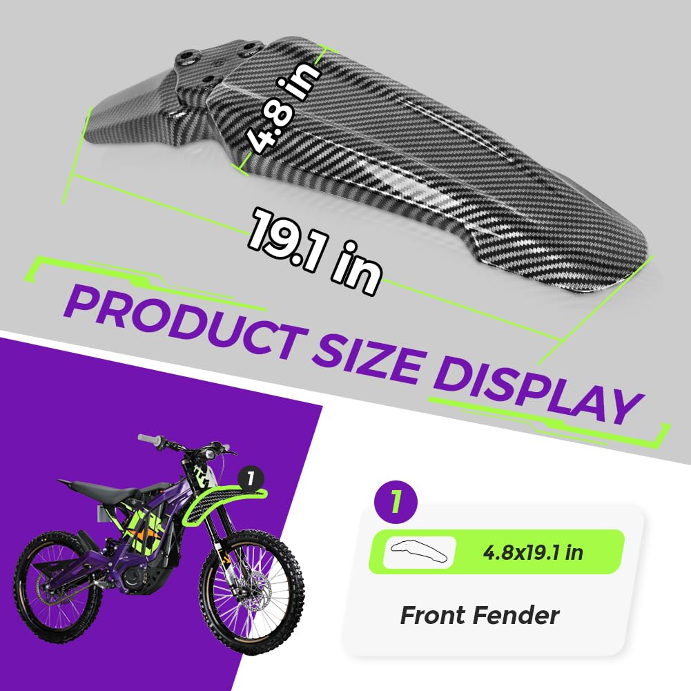 Dirt Bike Front Fender and Rear Mudguard H101
