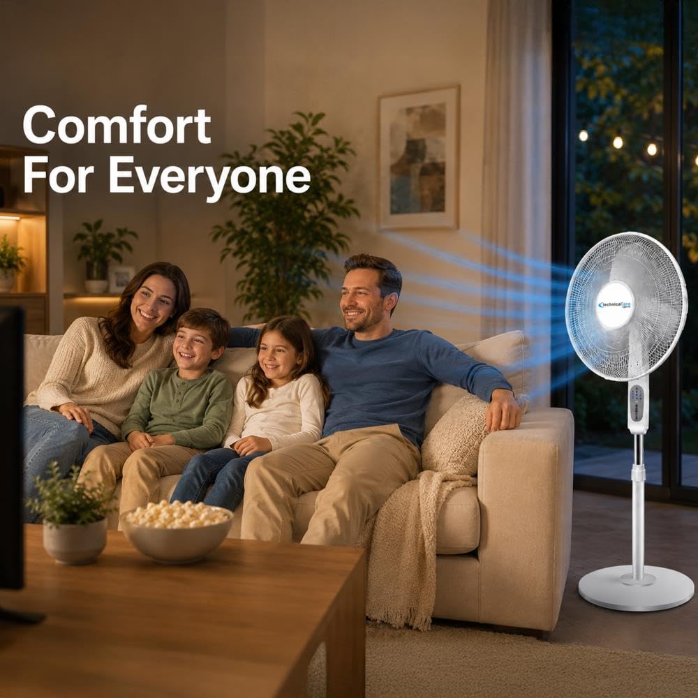 16" Standing Fan with WiFi Control X627198