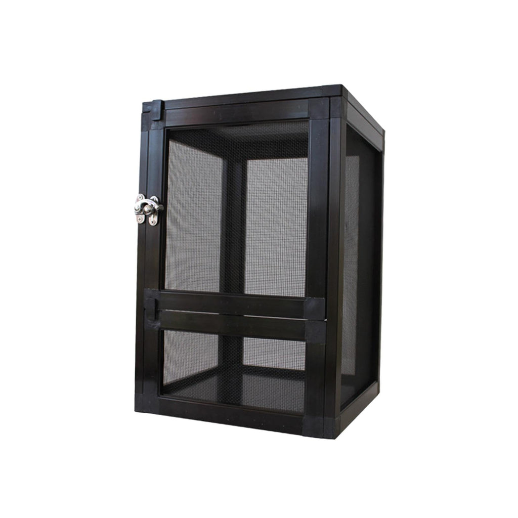 Black Aluminum Alloy Mesh Screen Habitat Cage L2684