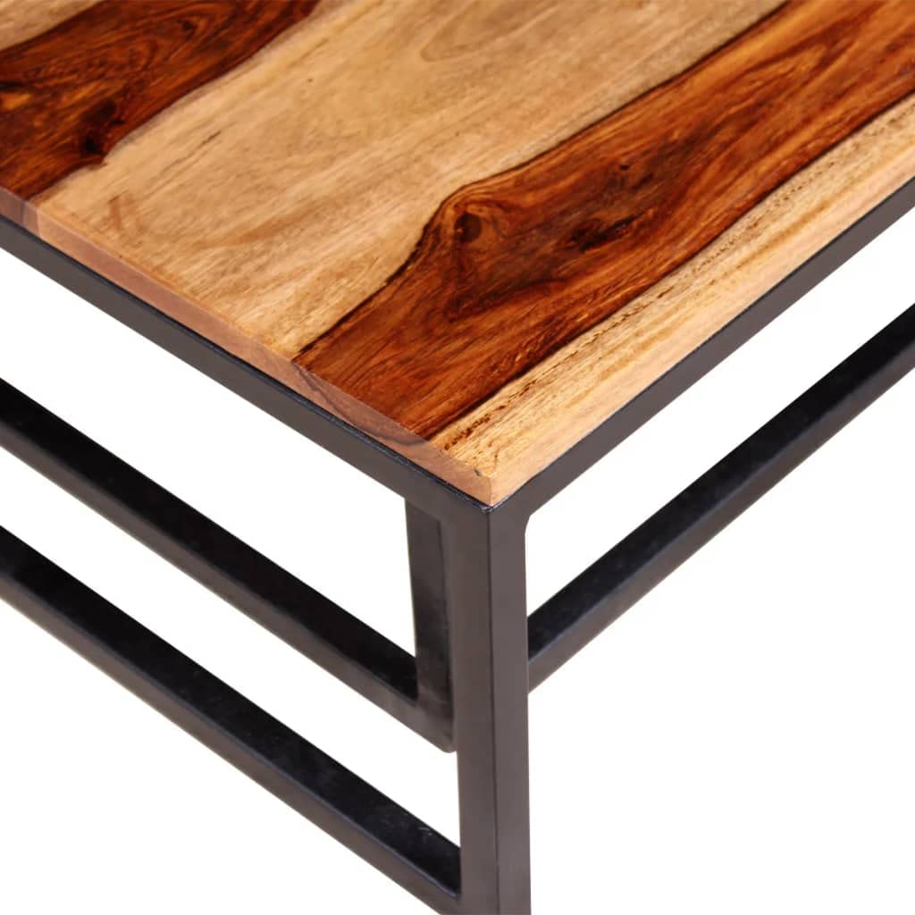 Two Piece Nesting Coffee Table Set Solid Sheesham Wood U638308