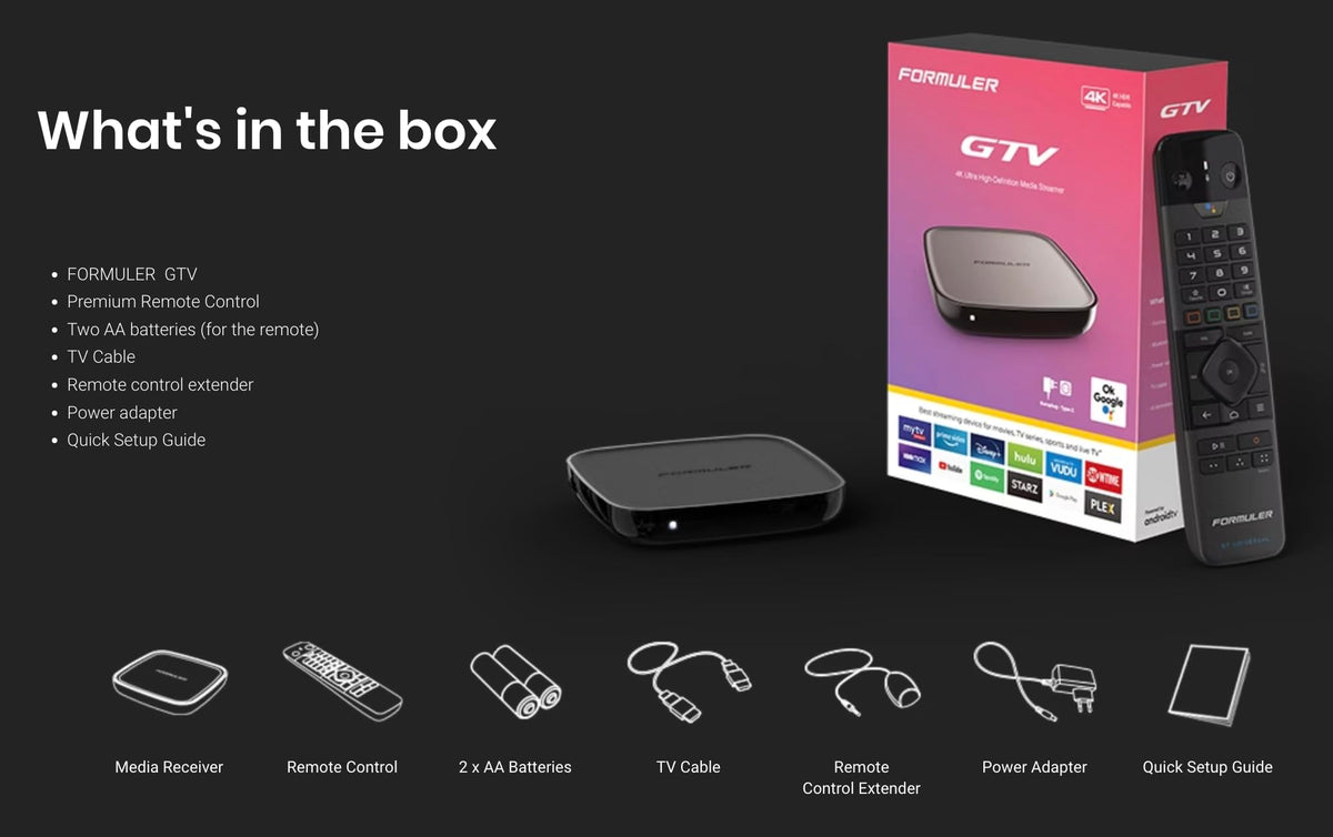 4K Media Streaming Box with Voice Remote E12726