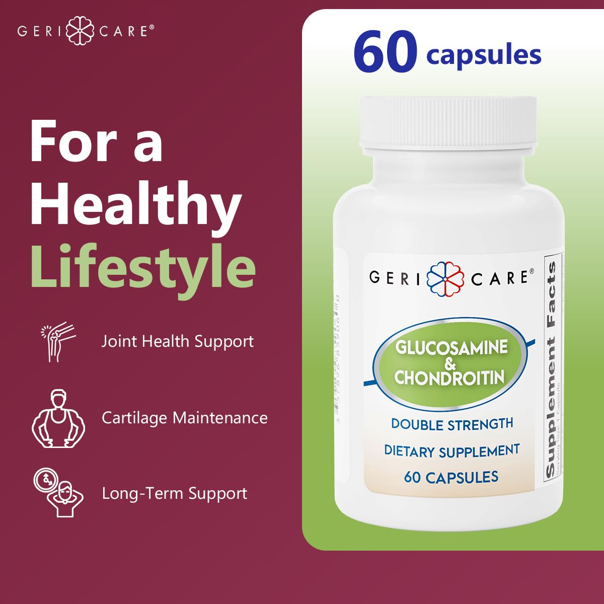 Glucosamine HCl 500 mg Chondroitin Sulfate 400 mg Capsules 60 Count Z4910
