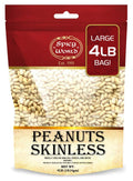 Blanched Raw Unsalted Skinless Peanuts 4 Pound E344888