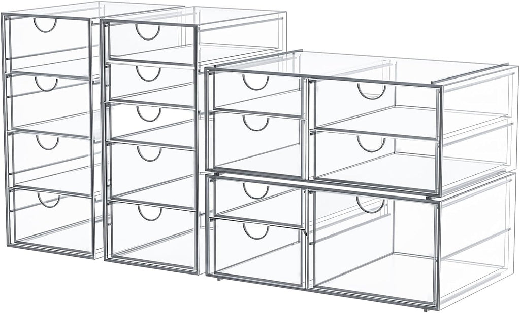 Acrylic 16-Drawer Storage & Makeup Organizer A8288