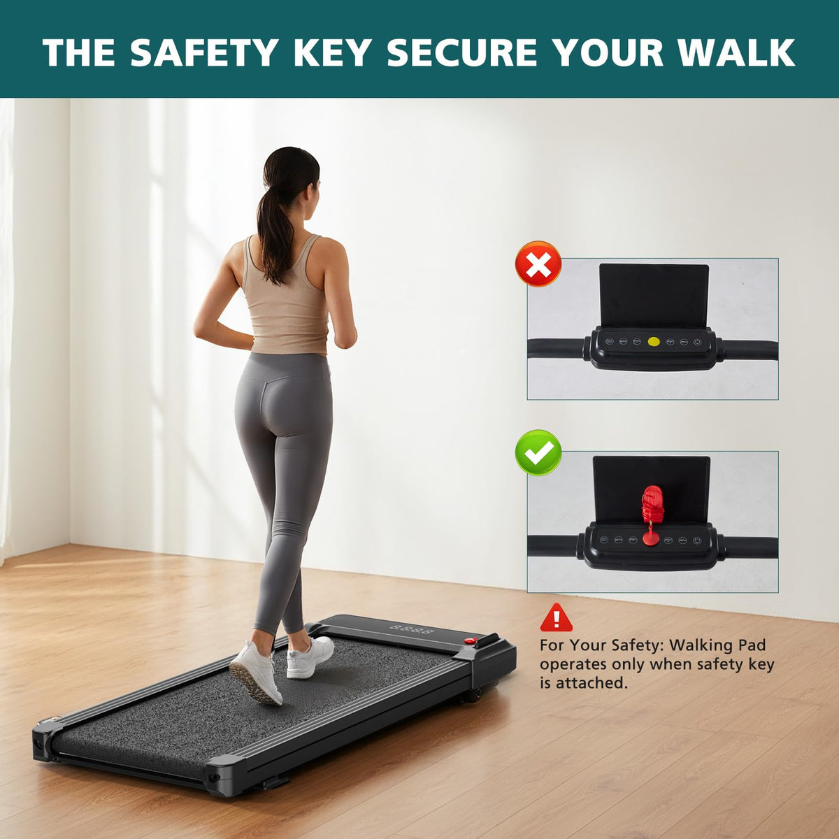3-in-1 Walking Pad Treadmill P3538