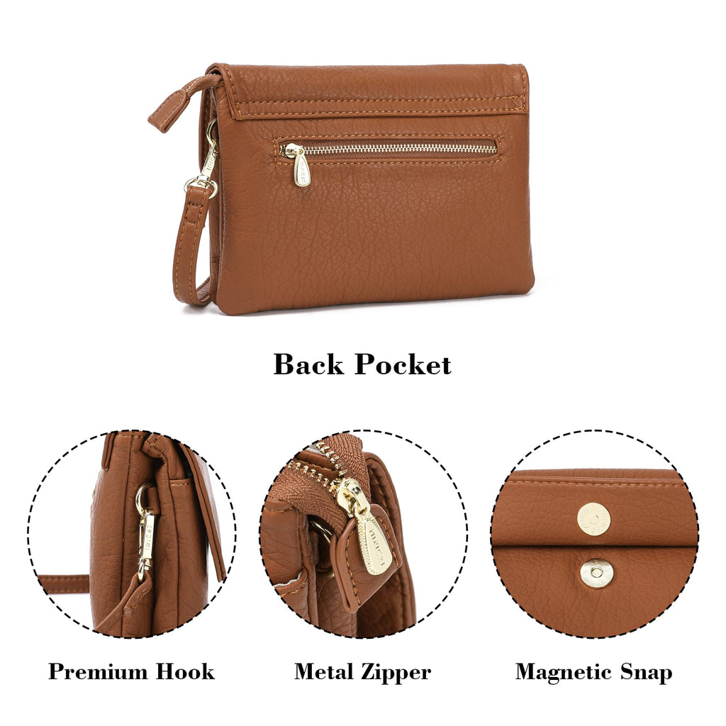 Small Vegan Leather Crossbody Bag O979605