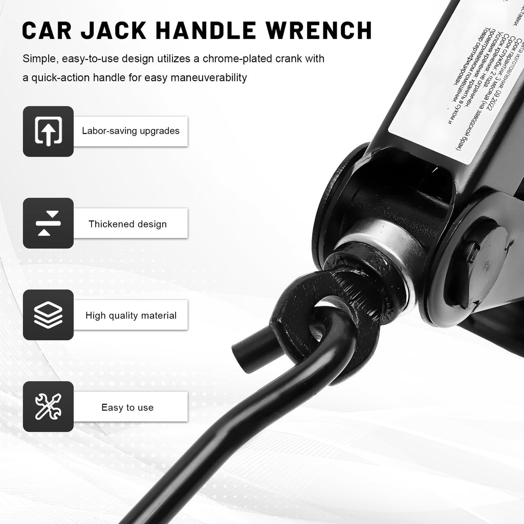 Scissor Lift Jack Crank Handle Metal Auto Repair Tool F6175