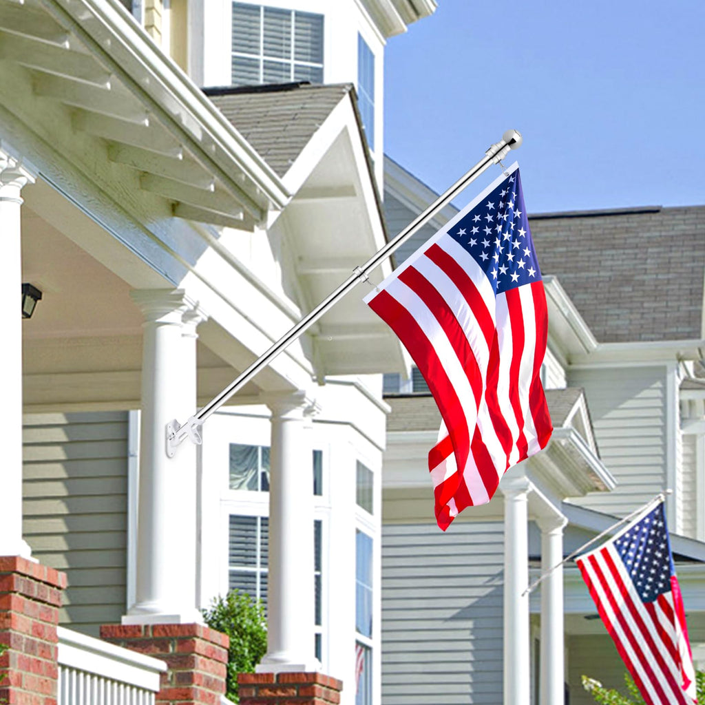 1" Aluminum Alloy Flag Pole Rings 2 Pcs K4463