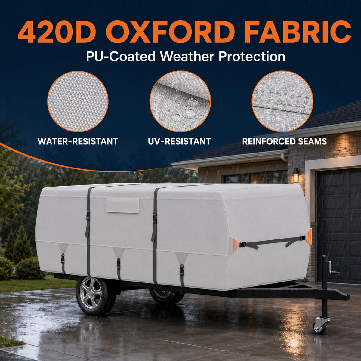 420D Oxford Folding Camper Cover X999502