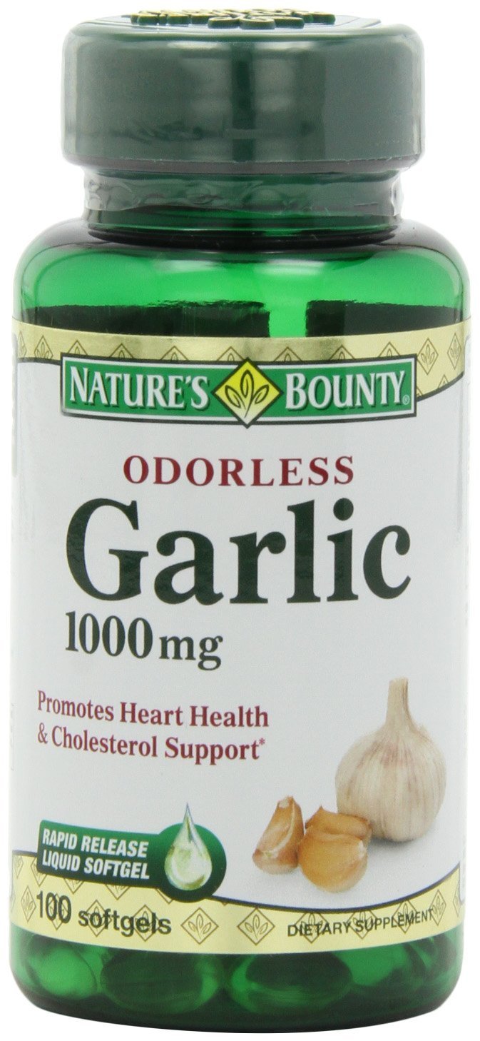 Garlic Extract 1000 mg 100 Softgels Pack of 6 S618