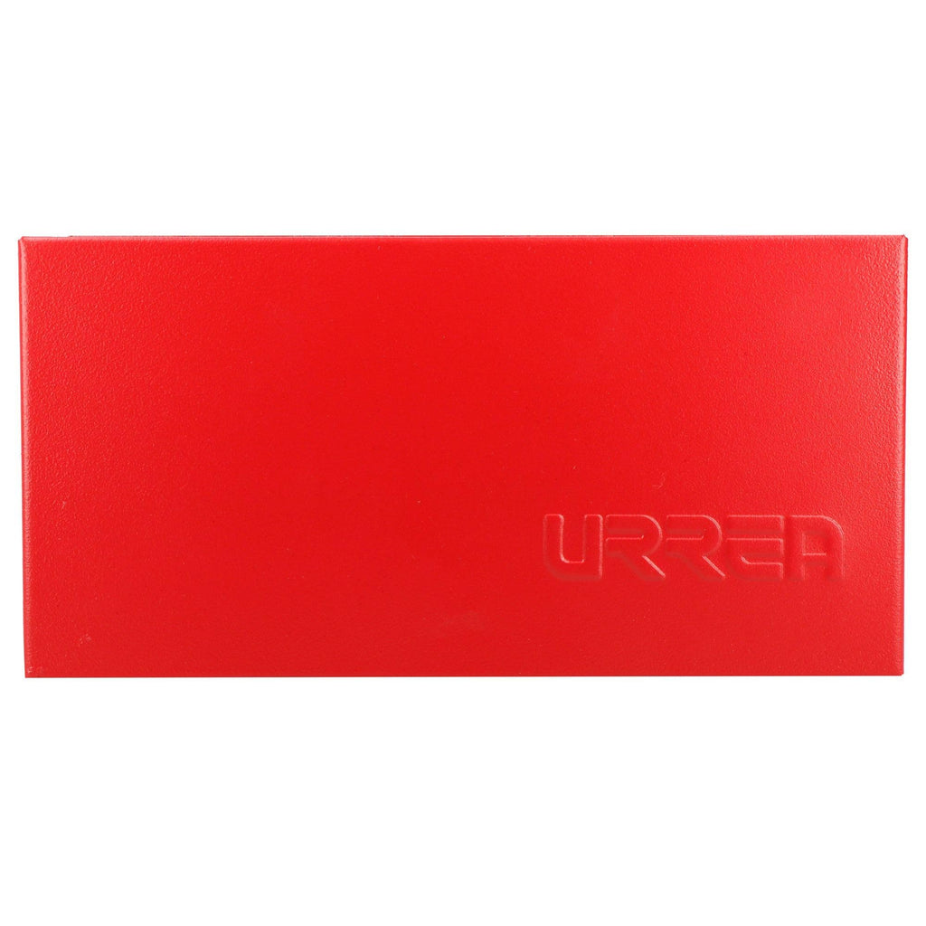 Metal Tool Box 9.6" x 5" x 1.4" 24 Gauge Red C947254