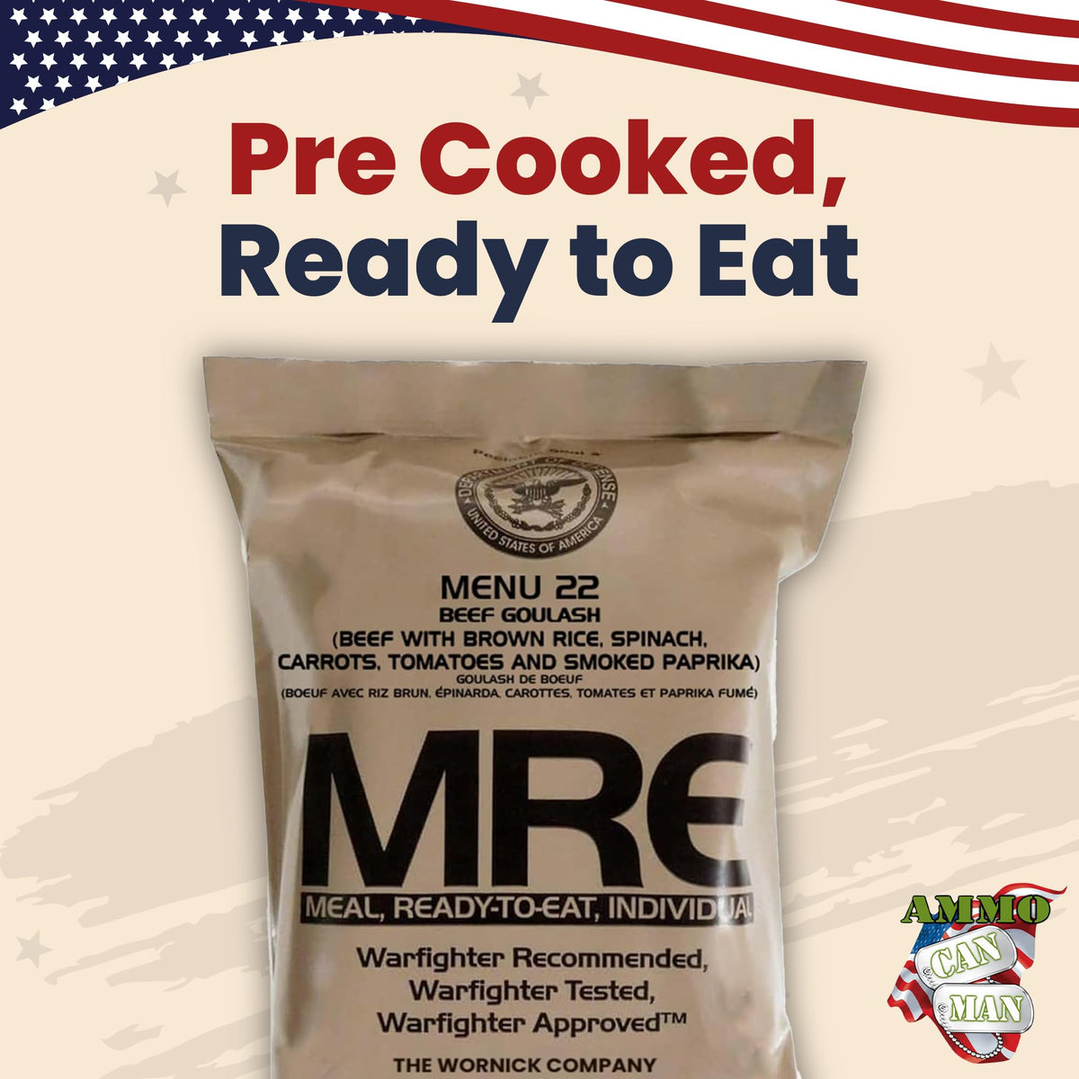 Military Surplus MRE Box W364006