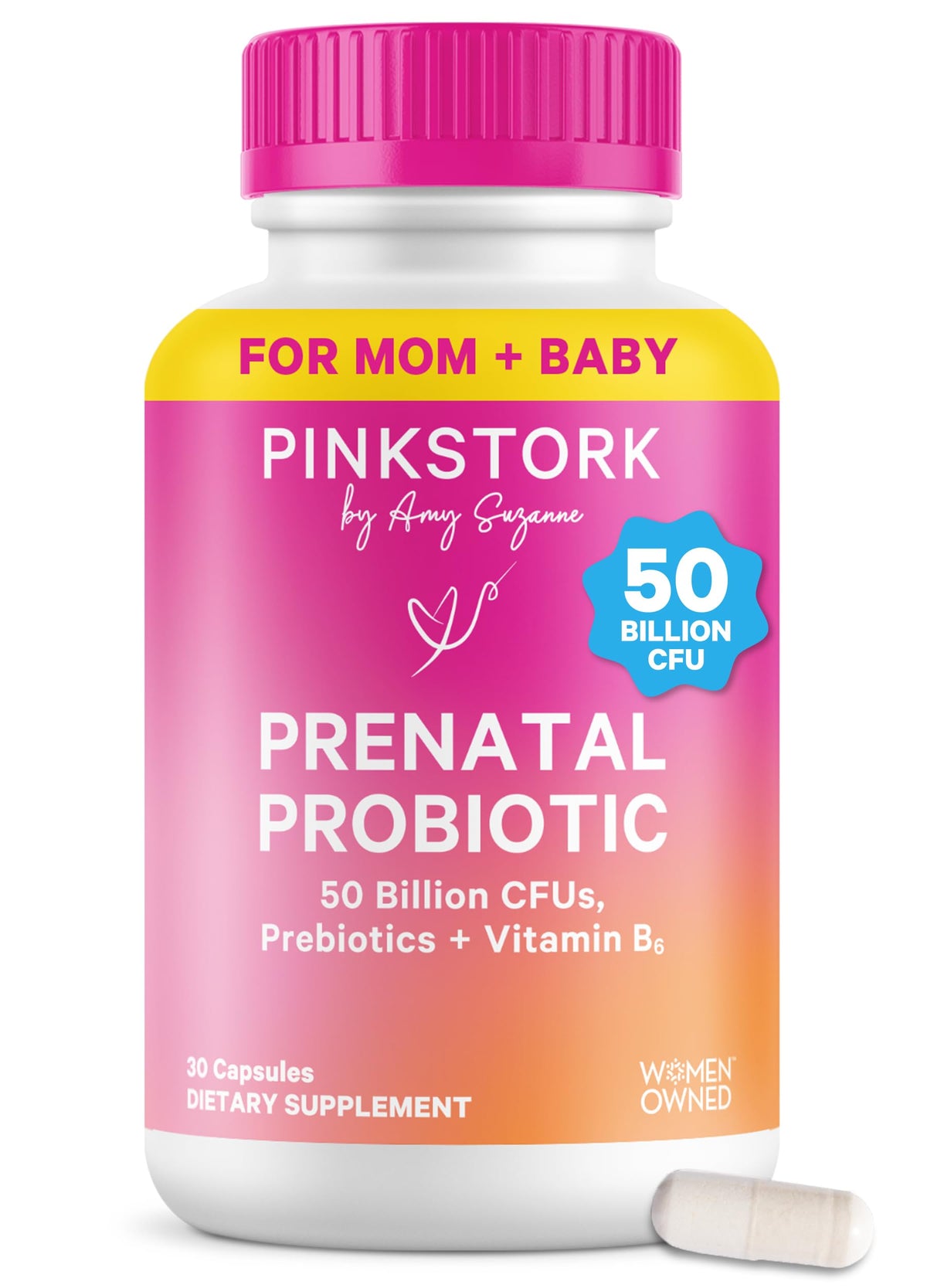 Prenatal Probiotic 50 Billion CFU 30 Capsules K2160