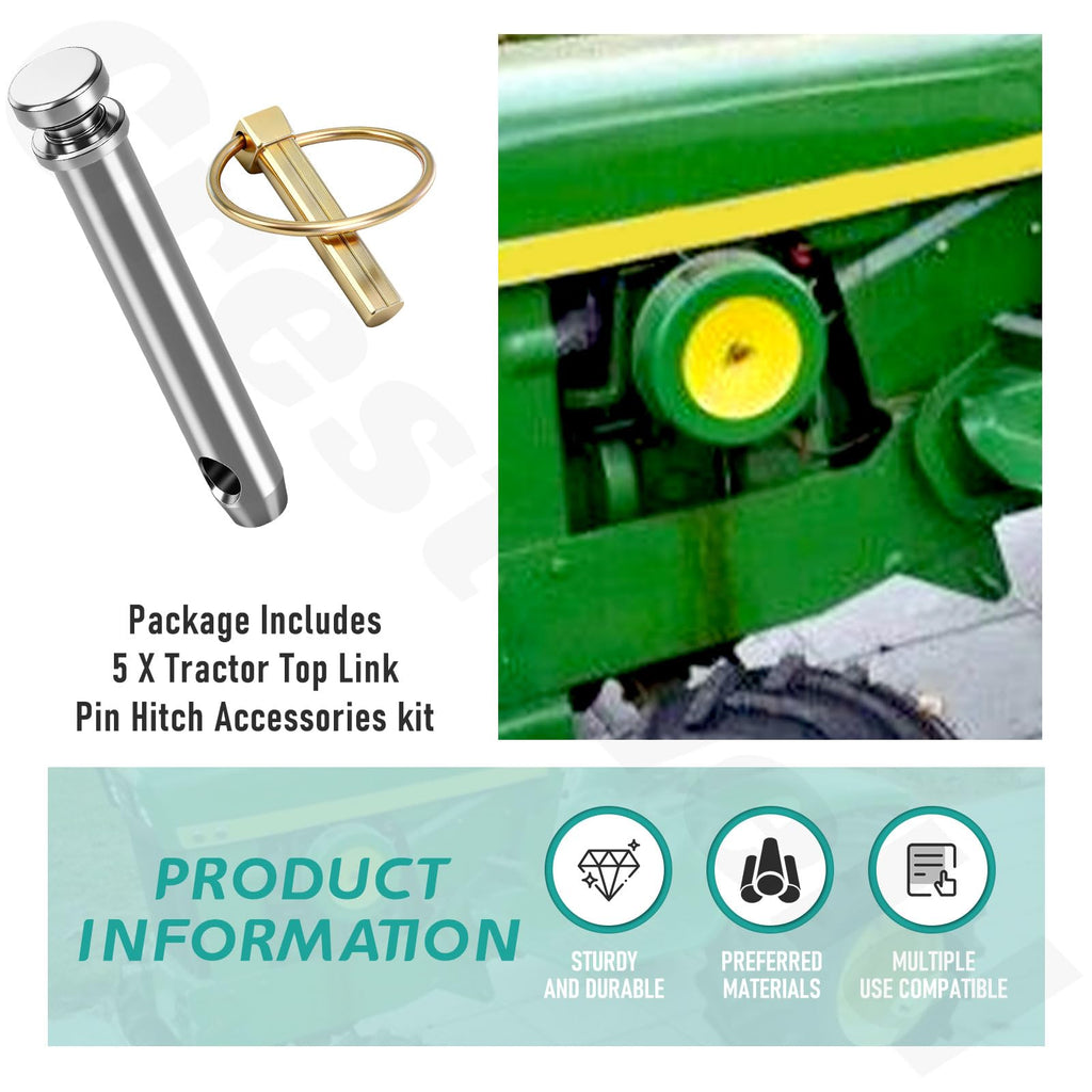 5 Pack 3/4 in Hitch Pin A432