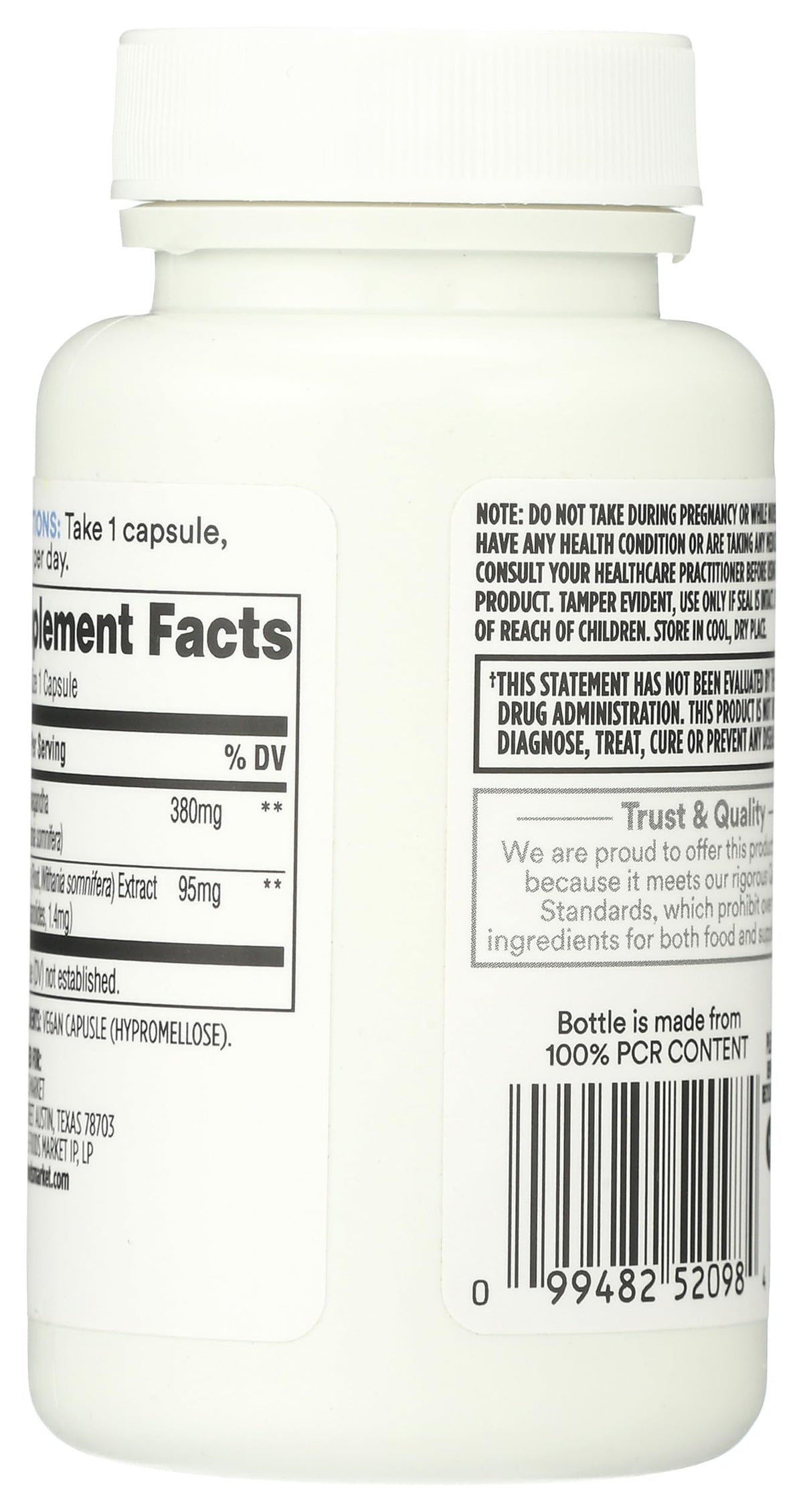 Ashwagandha 60 Count C5494