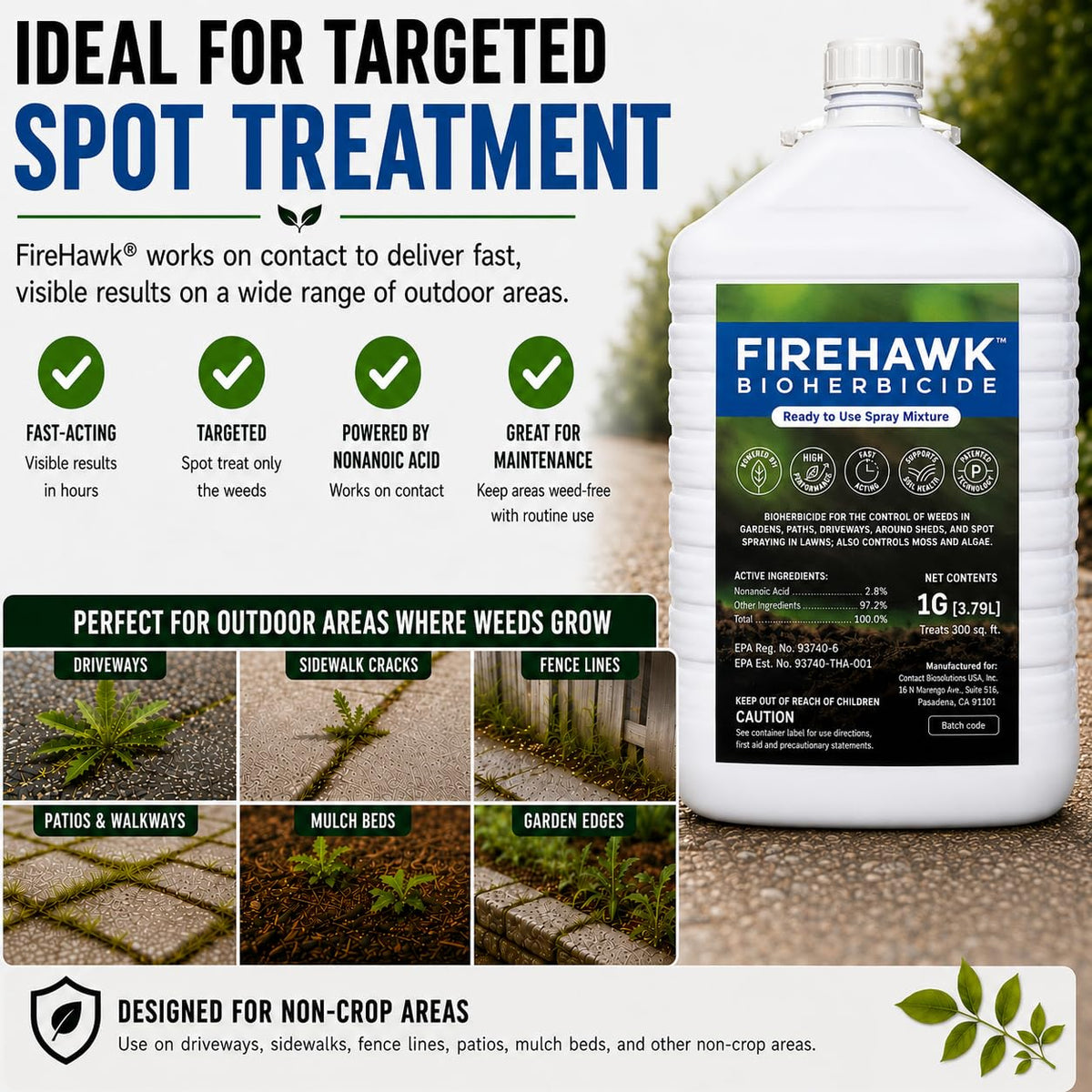 1 Gallon Ready to Use Bioherbicide Refill I70332