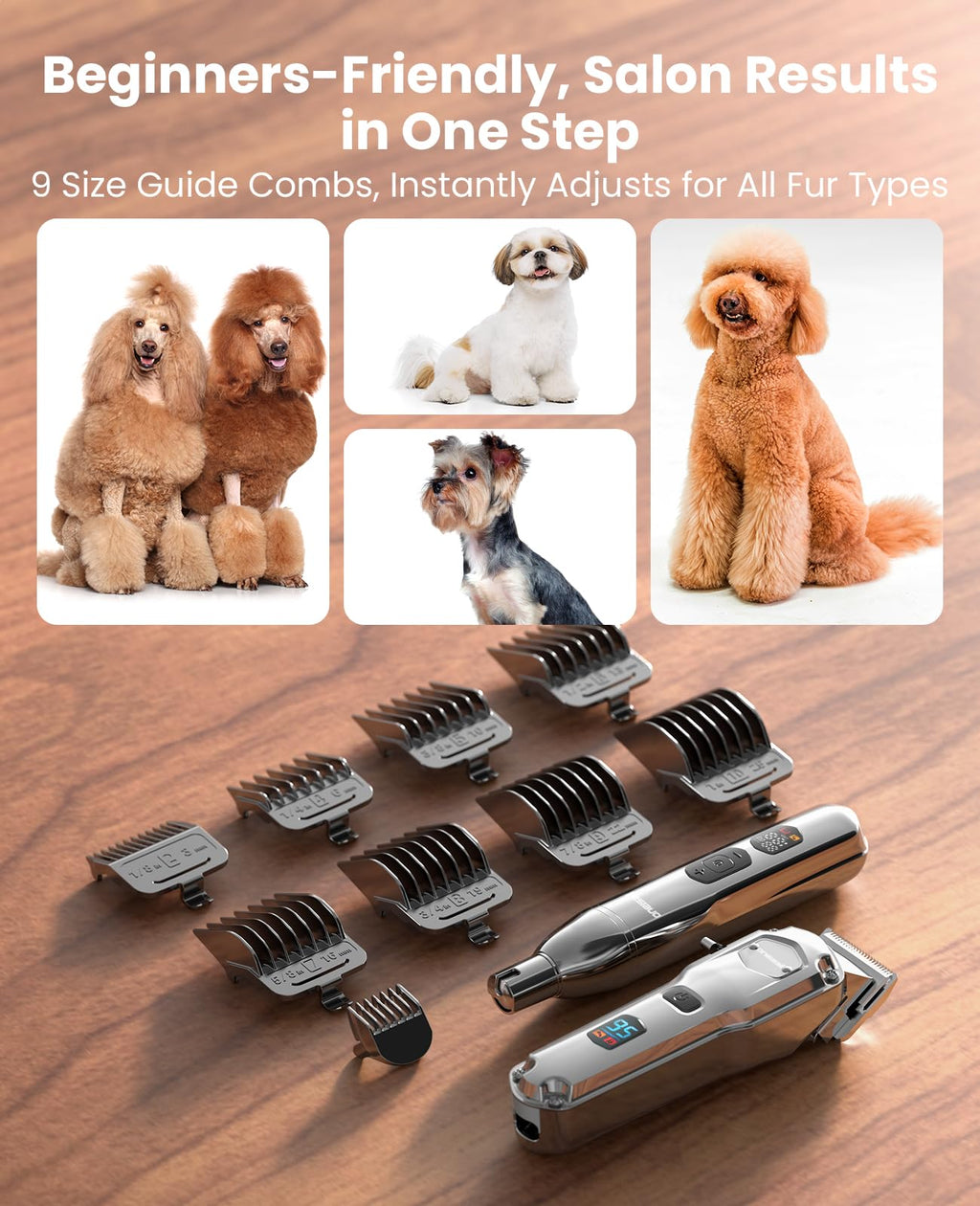 Dog Grooming Clippers 4-in-1 Kit E1855