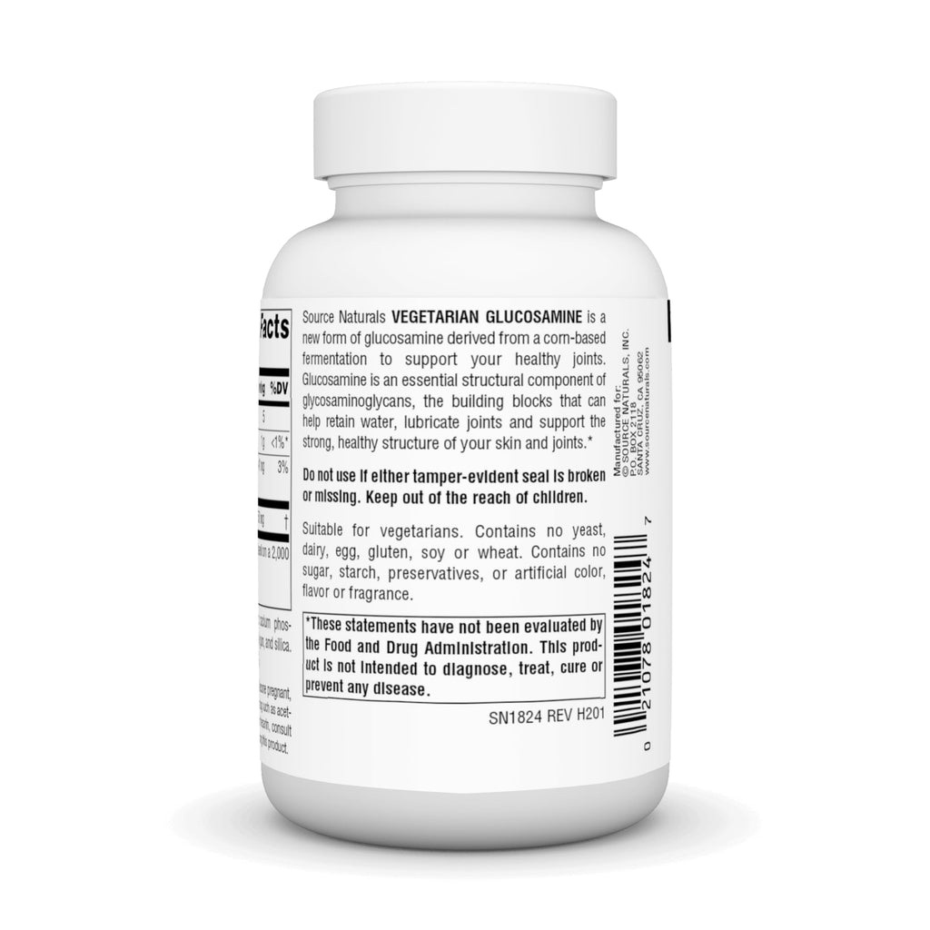 Vegetarian Glucosamine 750 mg 60 Tablets D629997