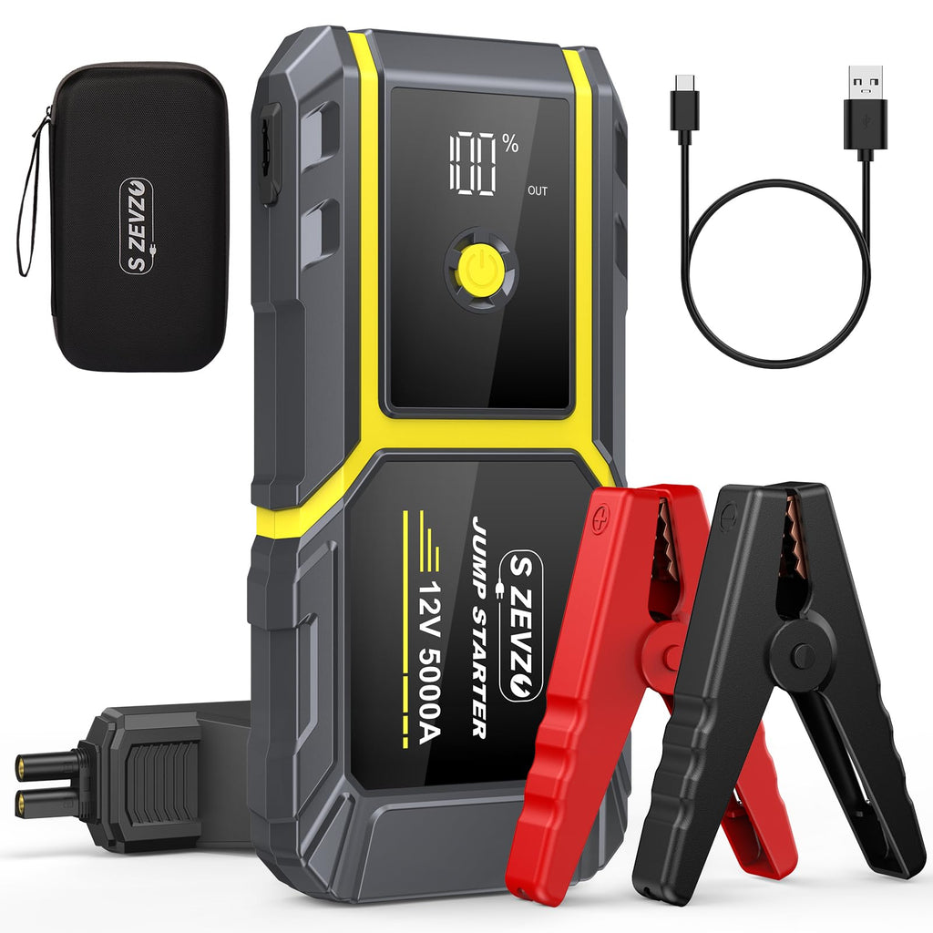 Peak 5000A 12V Portable Jump Starter with LCD Display D6348