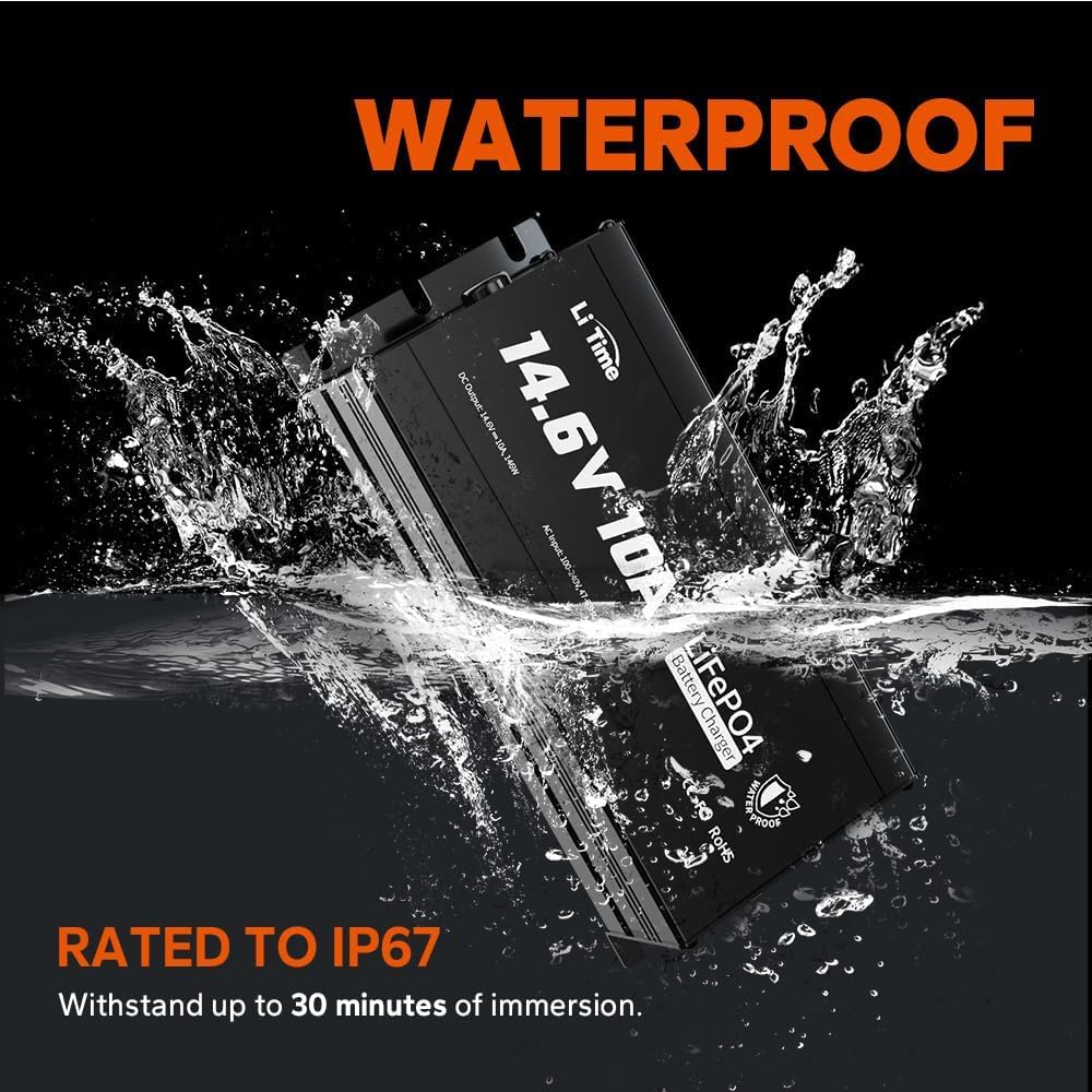 12V 100Ah LiFePO4 Battery with Charger K1287