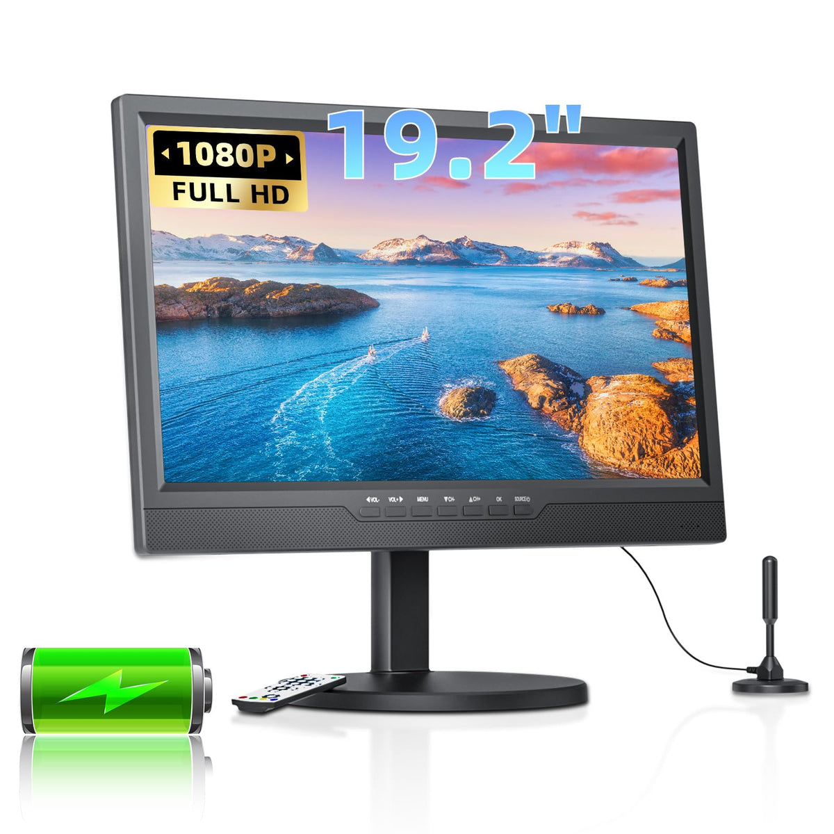 Portable TV with Antenna J196